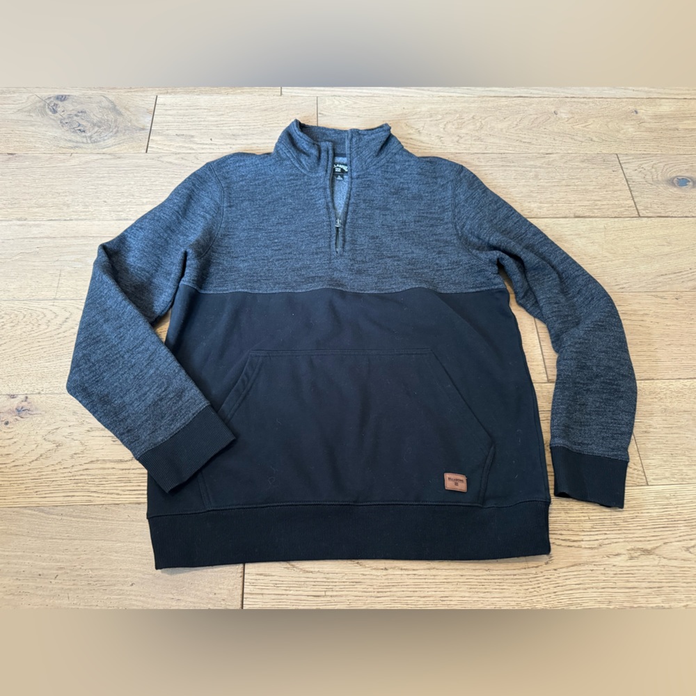 Billabong Balance Half Zip Sweatshirt Size Large